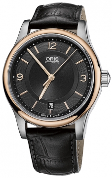 Buy this new Oris Classic Date 37mm 01 733 7578 4334-07 5 18 11 midsize watch for the discount price of £580.00. UK Retailer.